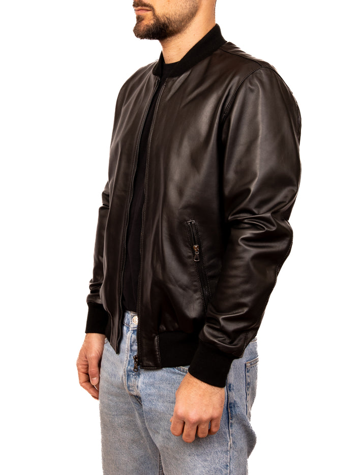 PK BY PASKAL giubbino nappa nero 789 NAPPA-NERO