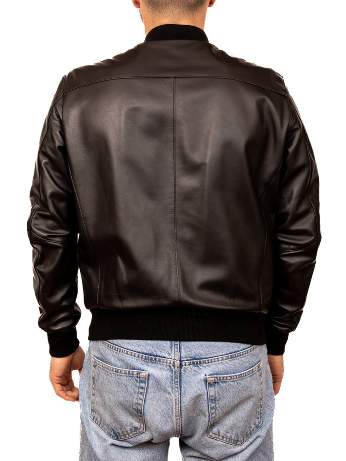 PK BY PASKAL giubbino nappa nero 789 NAPPA-NERO