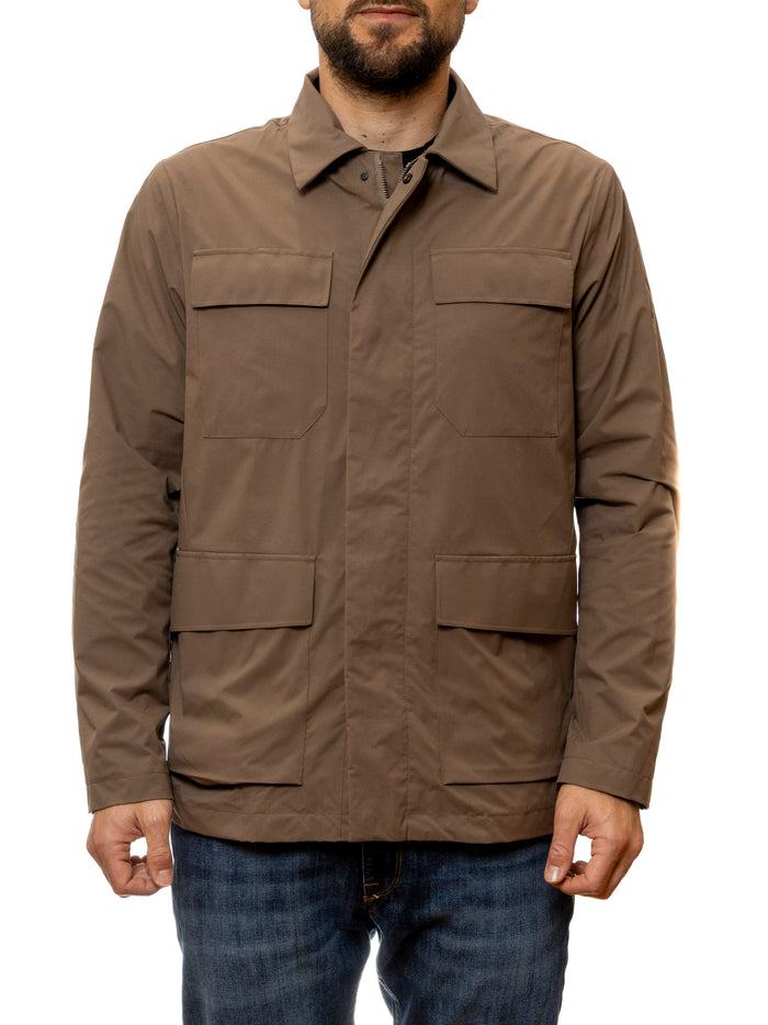 PEOPLE OF SHIBUYA giubbino softshell marrone KASUGAI PM931-260