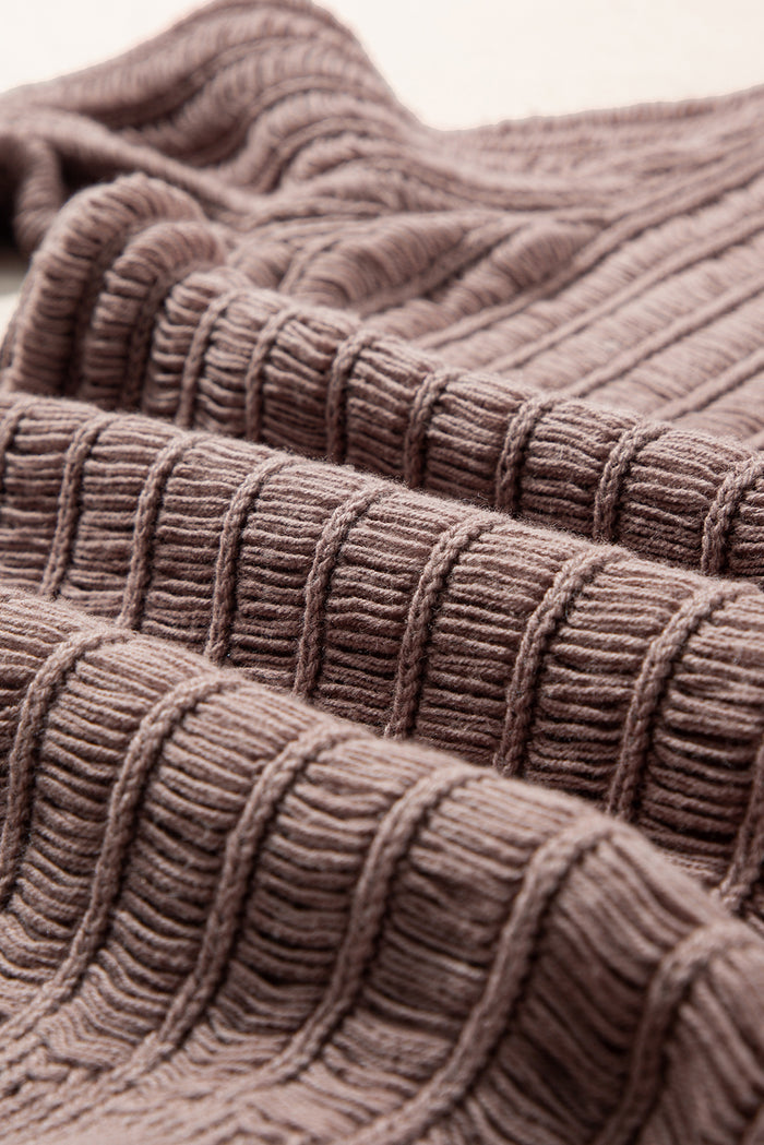 Goat Cut Out Textured Knit Buttoned Cardigan 🇨🇳