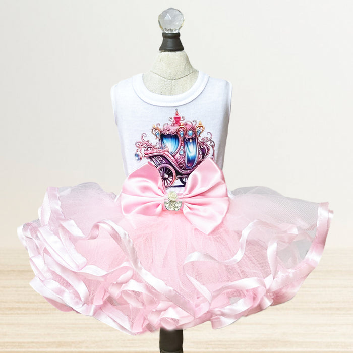 Goddess Pink Freya Dog Tutu Dress
