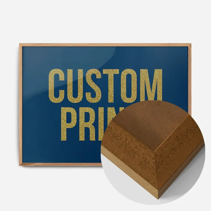21x30cm | 8¼ x 11¾in / Oak Wood Frame