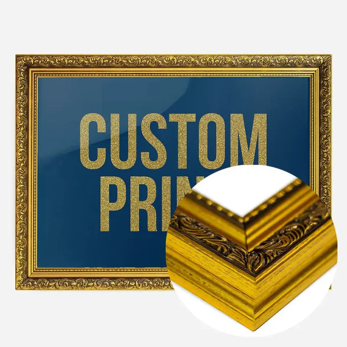 21x30cm | 8¼ x 11¾in / Gold Ornate Frame