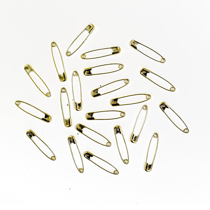 Gold Safety Pins Bulk Size 1 -1 Inch 1440 Pieces Premium Quality - artcovecrafts.com