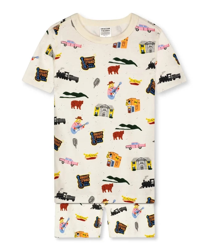 GOODNIGHT, TENNESSEE SHORT PAJAMAS SET