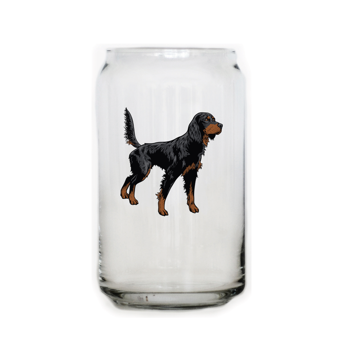 Gordon Setter Beer Can Glass