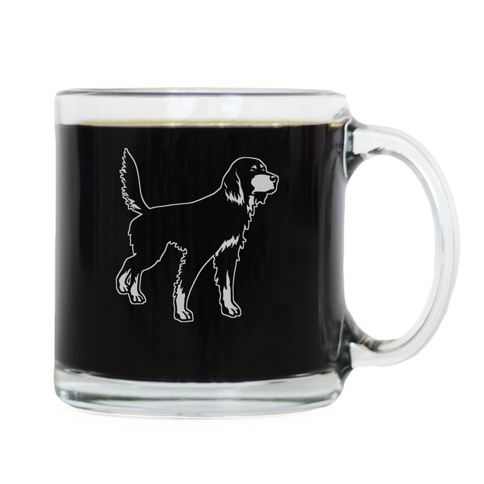 Gordon Setter Glass Coffee Mug
