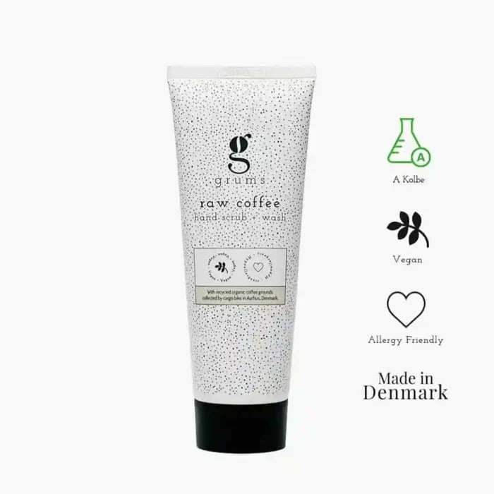 grums - raw coffee hand scrub + wash - 120 ml.