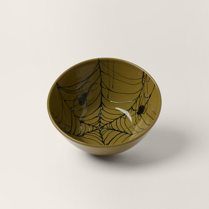 Hand-Thrown Spider Bowl