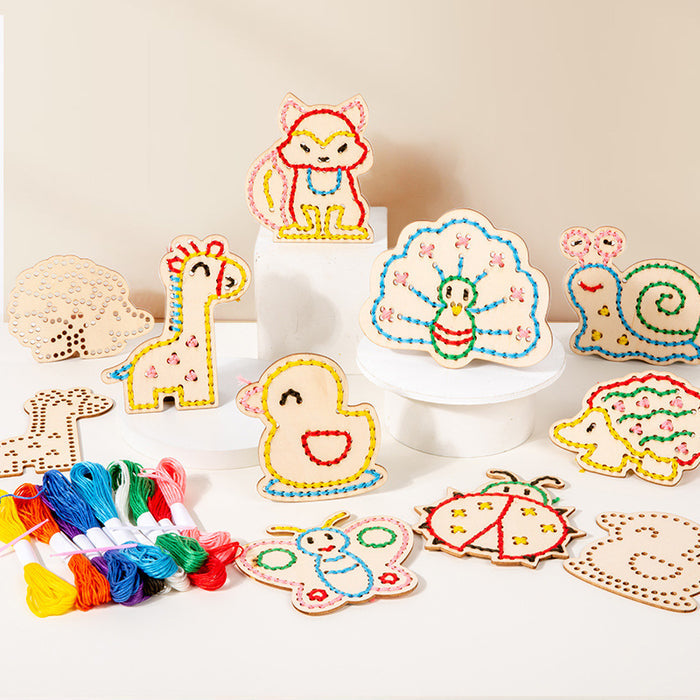 Handmade Embroidery Rope Game Thinking Hand-eye Coordination Educational Toys 🇨🇳