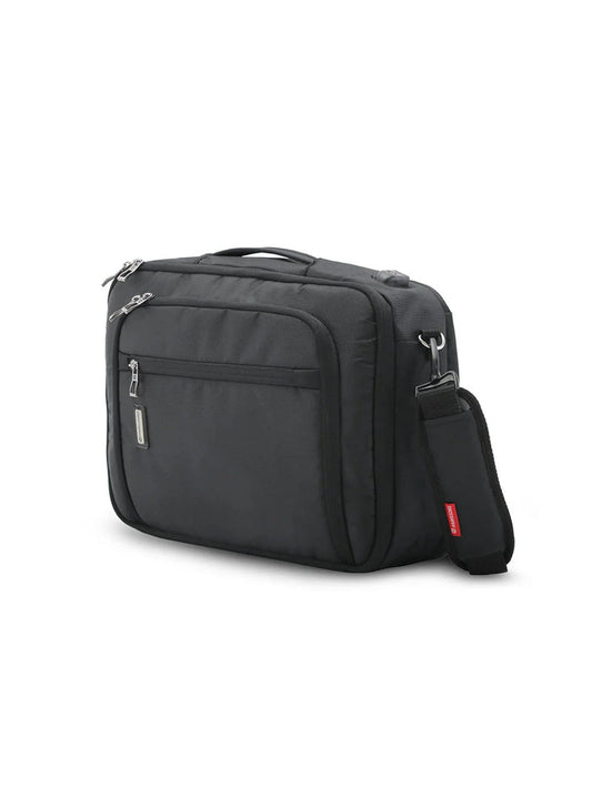 Harrison Bags Metro Versatile 17L (3-In-1) Laptop Backpack 15.6 Inches Midnight Black