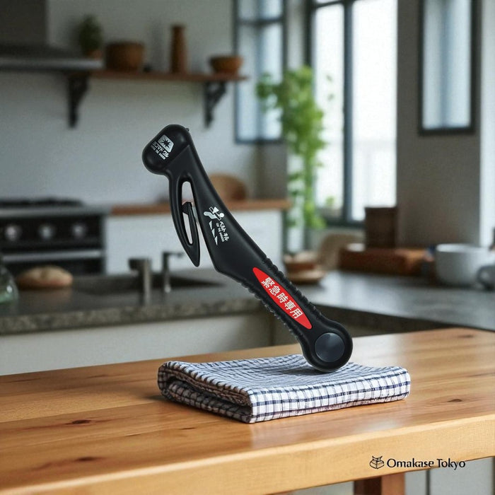 Hasegawa Cutlery Hammer Rescue Emergency Escape Tool, Black