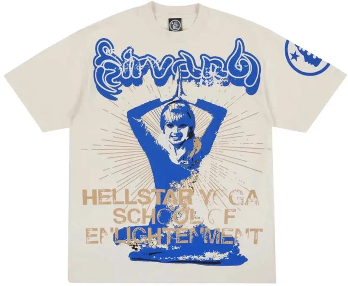 Hellstar Yoga School Of enlightenment "Cream/Blue"