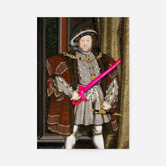 Henry VIII Balloon King Print