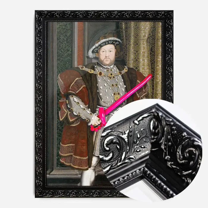 21x30cm | 8¼ x 11¾in / Black Ornate Frame