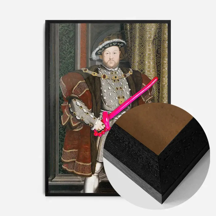 21x30cm | 8¼ x 11¾in / Black Wood Frame