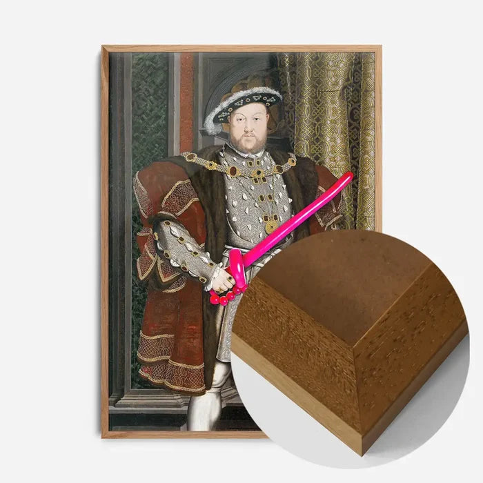 21x30cm | 8¼ x 11¾in / Oak Wood Frame
