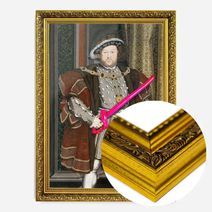 21x30cm | 8¼ x 11¾in / Gold Ornate Frame
