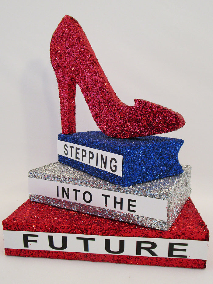 high heel shoe graduation centerpiece - Designs by Ginny