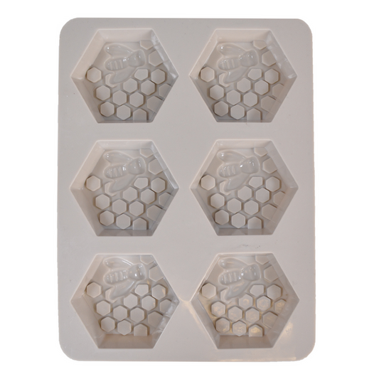 Honeycomb with Bee Silicone Soap Mold