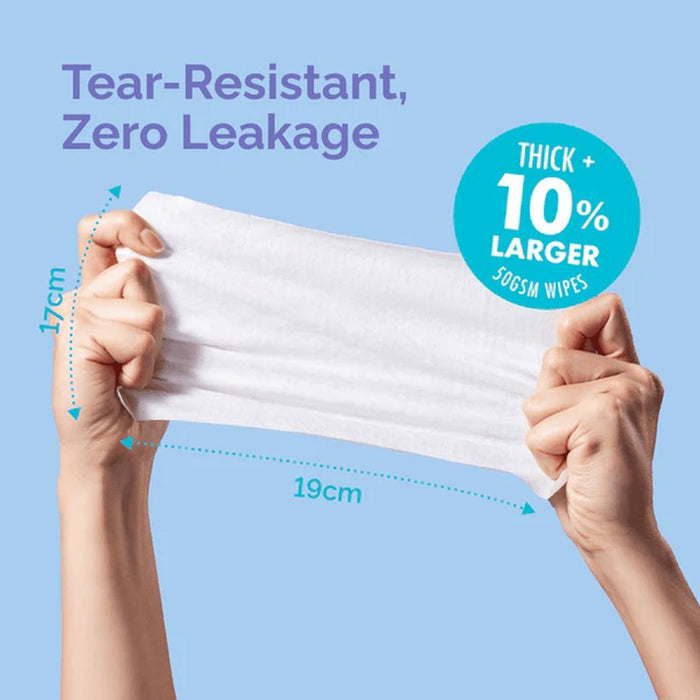 HOPPI Hoppi 99% Premium Water Baby Wipes (20 Wipes x 5 Packs) | Isetan KL Online Store