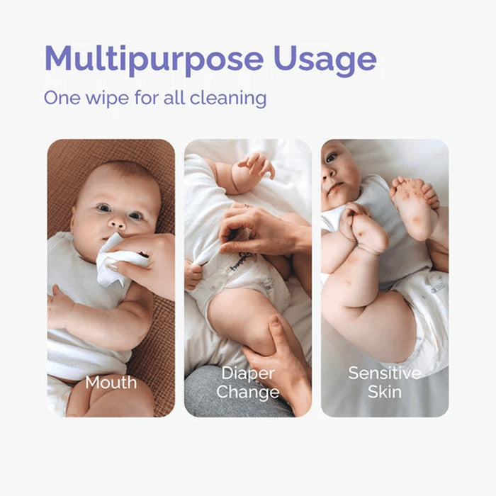 HOPPI Hoppi 99% Premium Water Baby Wipes (20 Wipes x 5 Packs) | Isetan KL Online Store