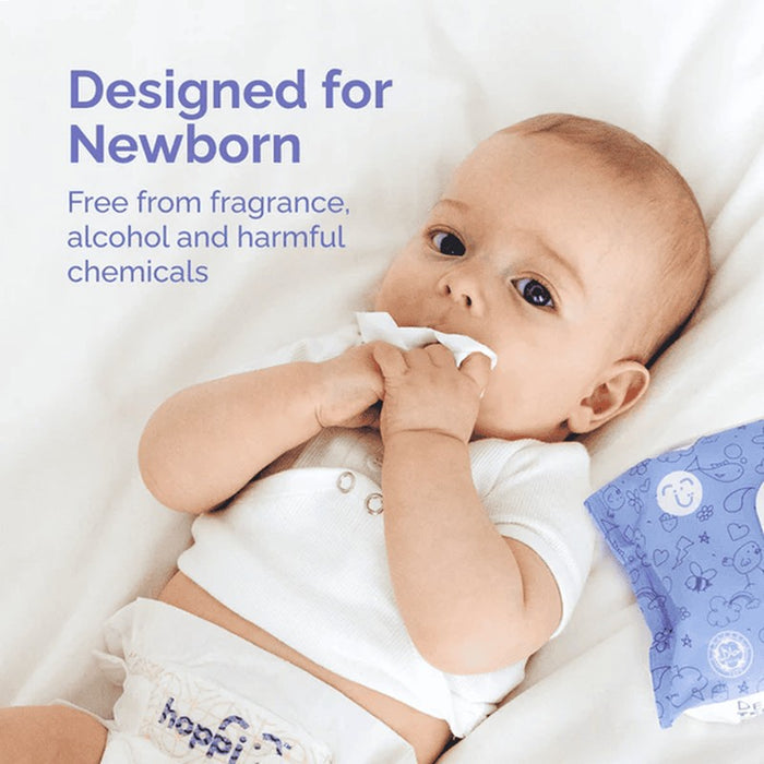 HOPPI Hoppi 99% Premium Water Baby Wipes (80 Wipes x 3 Packs) | Isetan KL Online Store
