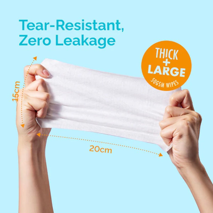 HOPPI Hoppi Baby Wet Wipes (20 Wipes x 5 Packs) | Isetan KL Online Store