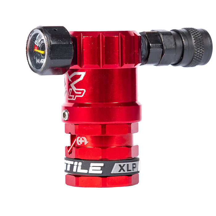 Hostile® XLP Regulator - Side Port Quick-Disconnect - Red