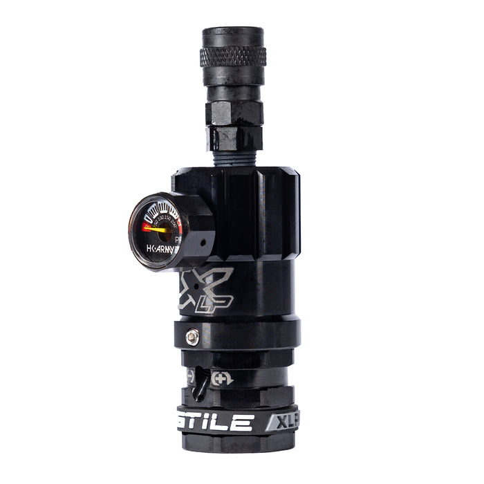 Hostile® XLP Regulator - Top Port Quick-Disconnect - Black