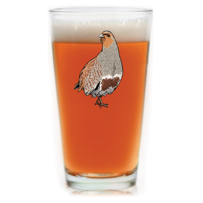 Hungarian Partridge Pint Glass