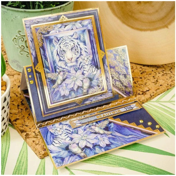 Hunkydory Crafts - Animal Kingdom - Second Season Luxury Topper Collection.  Take your crafting to the wild side with the Animal Kingdom Second Season Collection.  Available at Embellish Away located in Bowmanville Ontario Canada. Example