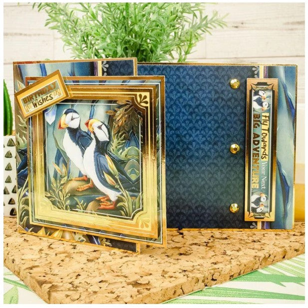 Hunkydory Crafts - Animal Kingdom - Second Season Luxury Topper Collection.  Take your crafting to the wild side with the Animal Kingdom Second Season Collection.  Available at Embellish Away located in Bowmanville Ontario Canada. Example
