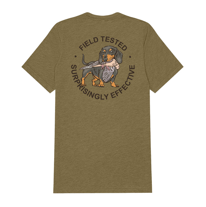 Black & Tan Dachshund / Olive / XS