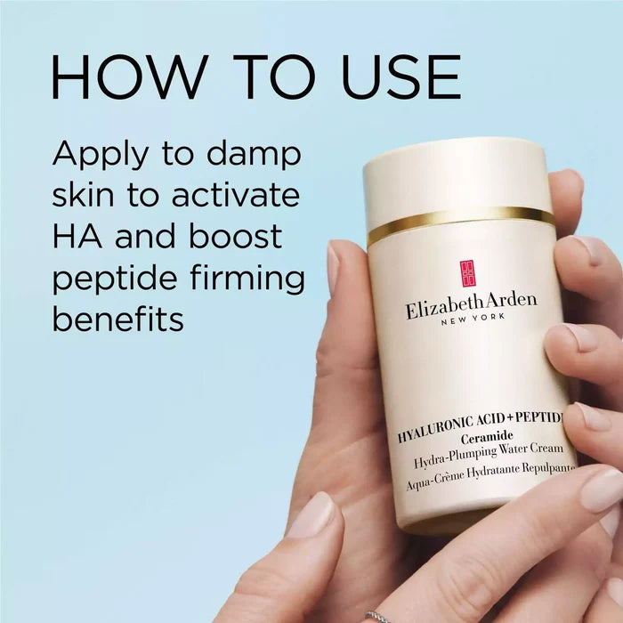 How to Use- Apply to damp skin to activate hyaluronic acid and boost peptide firming benefits