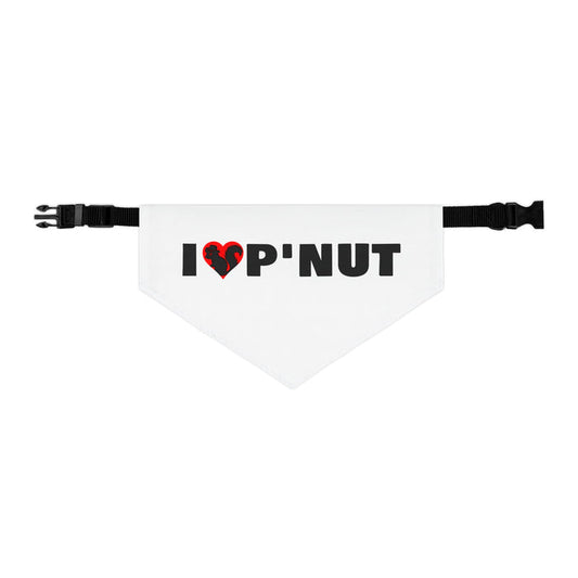 I ❤️ P'NUT Pet Bandana Collar