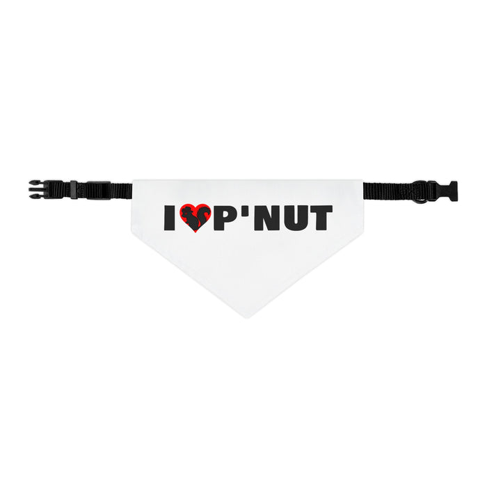 I ❤️ P'NUT Pet Bandana Collar