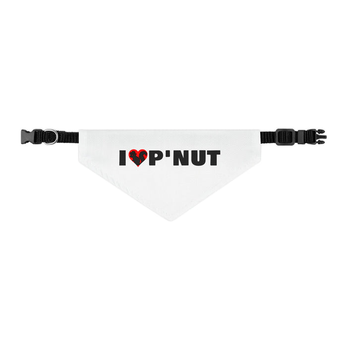 I ❤️ P'NUT Pet Bandana Collar