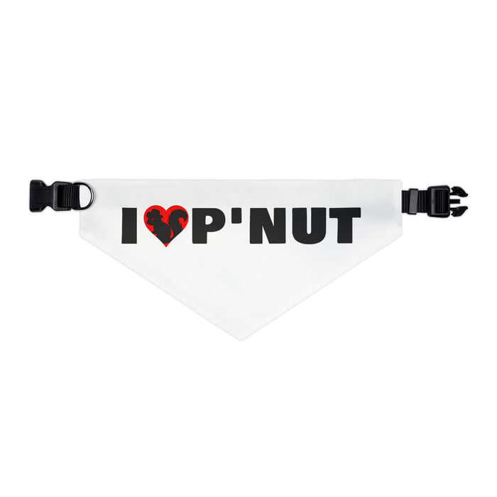 I ❤️ P'NUT Pet Bandana Collar