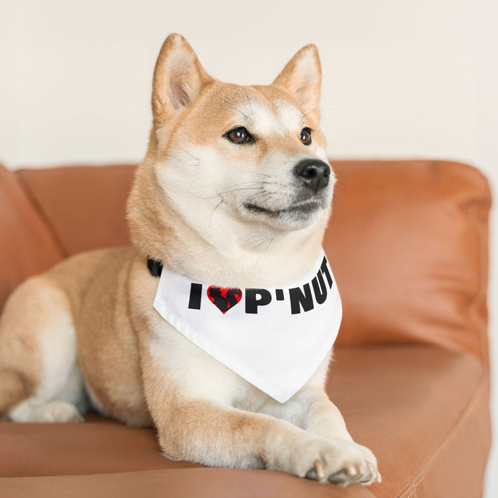 I ❤️ P'NUT Pet Bandana Collar