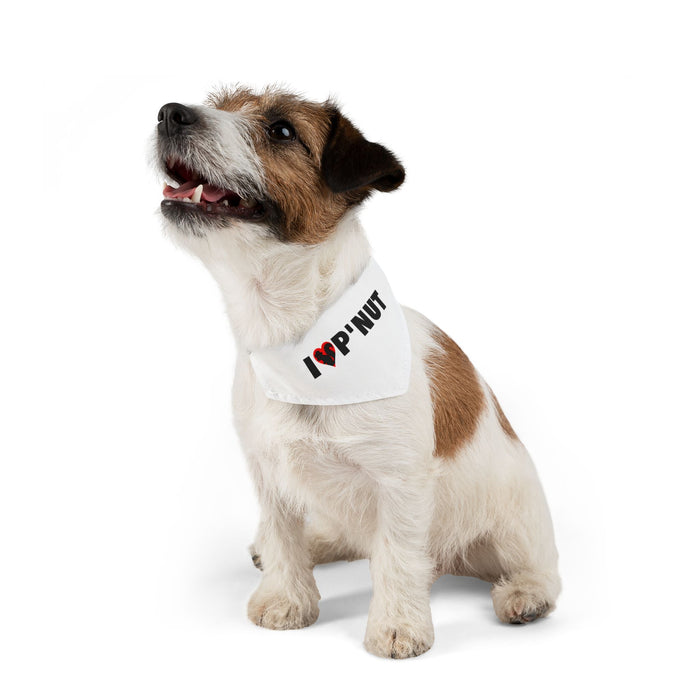 I ❤️ P'NUT Pet Bandana Collar