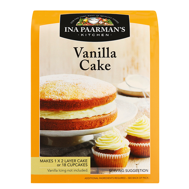 Ina Paarmans Vanilla Cake Mix from South Africa - AubergineFoods.com
