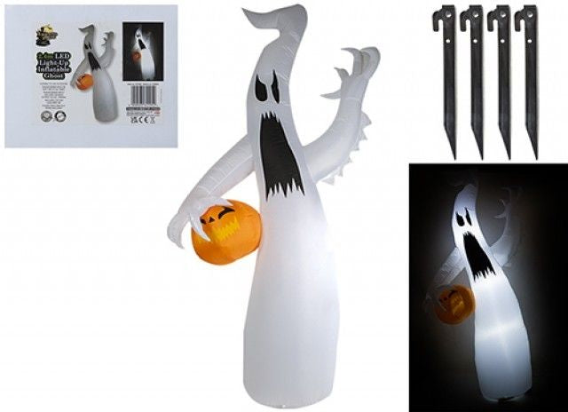 Inflatable Ghost with Lights (2.4m) 🇬🇧