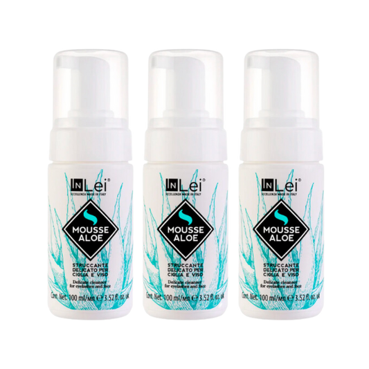 InLei® - Delicate Mousse Cleanser, Aloe (100 ml) (Wholesale 3 pack, RRP $32.95 Each)