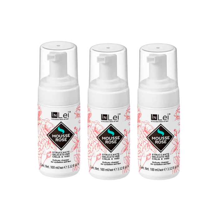 InLei® - Delicate Mousse Cleanser, Rose (100 ml) (Wholesale 3 pack, RRP $32.95 Each)