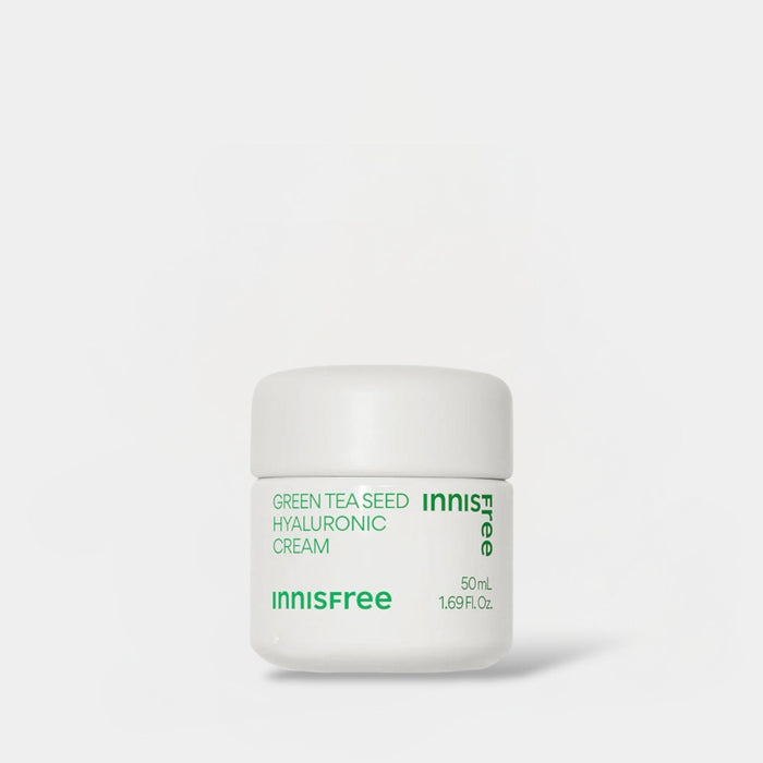 Innisfree Green Tea Seed Hyaluronic Cream 50ml إينيسفري كريم بذور الشاي الأخضر بحمض الهيالورونيك - Princess Cosmetics Qatar