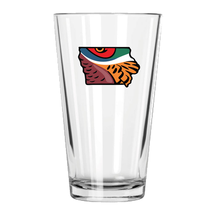 Iowa Pheasant Pint Glass