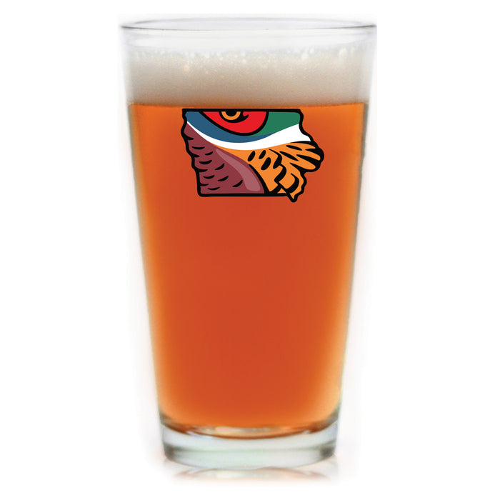 Iowa Pheasant Pint Glass