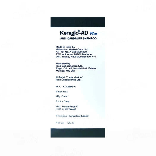 IPCA Keraglo-AD Plus Anti-Dandruff Shampoo
