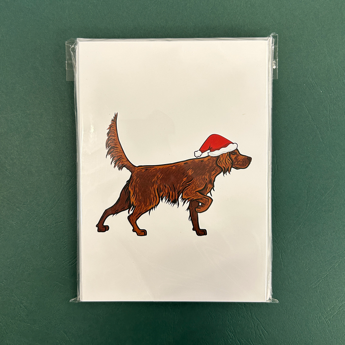 Irish Setter Christmas Cards - Set of 12